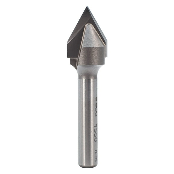 Whiteside 1550 60 Degree V-Groove Router Bit - 60 - 1/4"SH, 1/2"CD, 7/16"PL