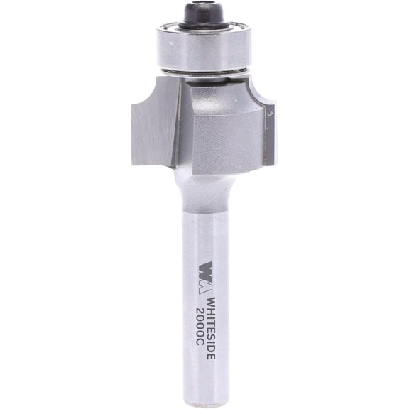 Whiteside 2000C Roundover Router Bit: 1/8 Inch Radius, 3/4 Inch Large Diameter,