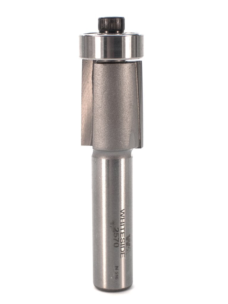 Downshear Router Bit Whiteside 2570 Downshear Flush Trim Router Bit w/Bearing - 1/2