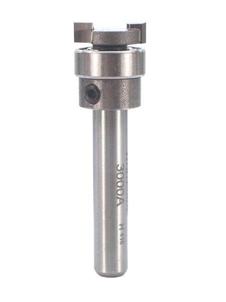 Whiteside 3000A Template Router Bit with 1/2-inch OD Bearing, 1/4-inch Shank