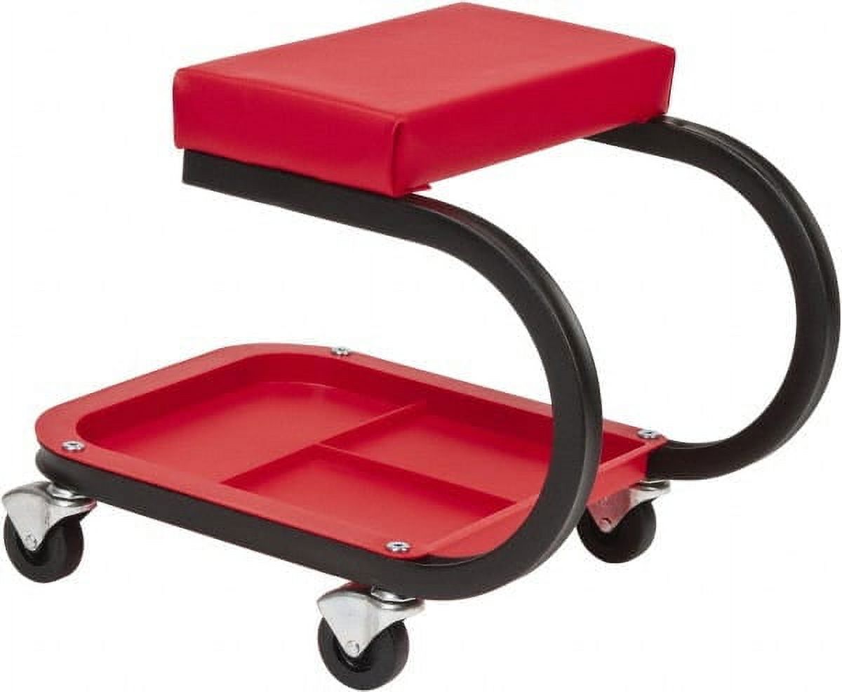 Whiteside 400 Lb Capacity, 4 Wheel Creeper Seat with Tray Steel, 151/2