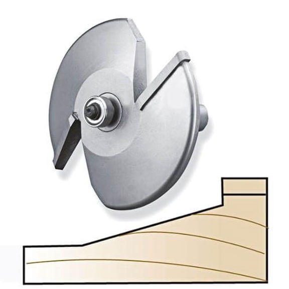 Whiteside #5900B Large Raised Panel Profile Bit 3-1/4LD 1-3/8CL 1/2SH 2FL 2Wings