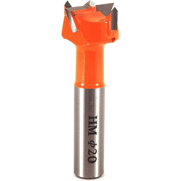 Whiteside DH20-57LH Left Hand Hinge Boring Bit, 20mmCD, 57mmOAL