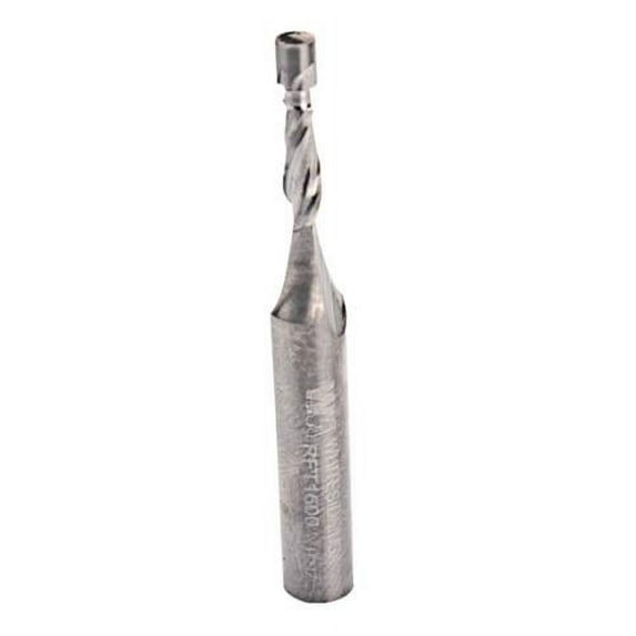 Whiteside RFTD1600 Spiral Flush Trim Bit, 3/8 Cutting Length, 1/4-inch Shank