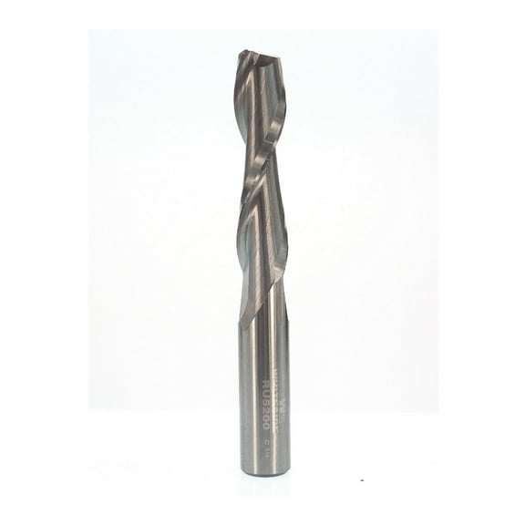 Whiteside RU5200 Spiral Solid Carbide Two Flute Router Bit, 1/2-inch Shank