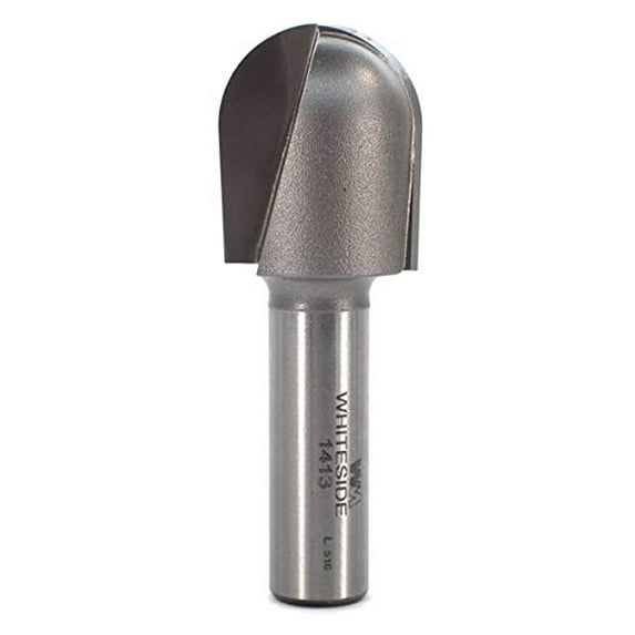Whiteside Router Bits 1413 Round Nose Bit with 1/2-In Radius 1-In Cutting Dia