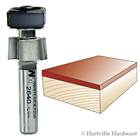 Whiteside Router Bits 2640 Laminate Trim Bit with Square Bearing