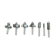 Whiteside Router Bits 402 Basic Router Bit Set, with 1/4" Shank, Retail Packaging, 6 Piece Set