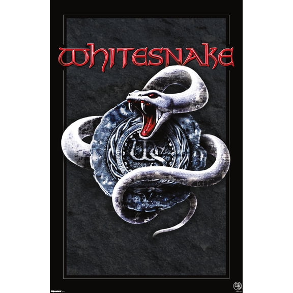Whitesnake - Silver Snake Logo Wall Poster, 14.725" x 22.375"