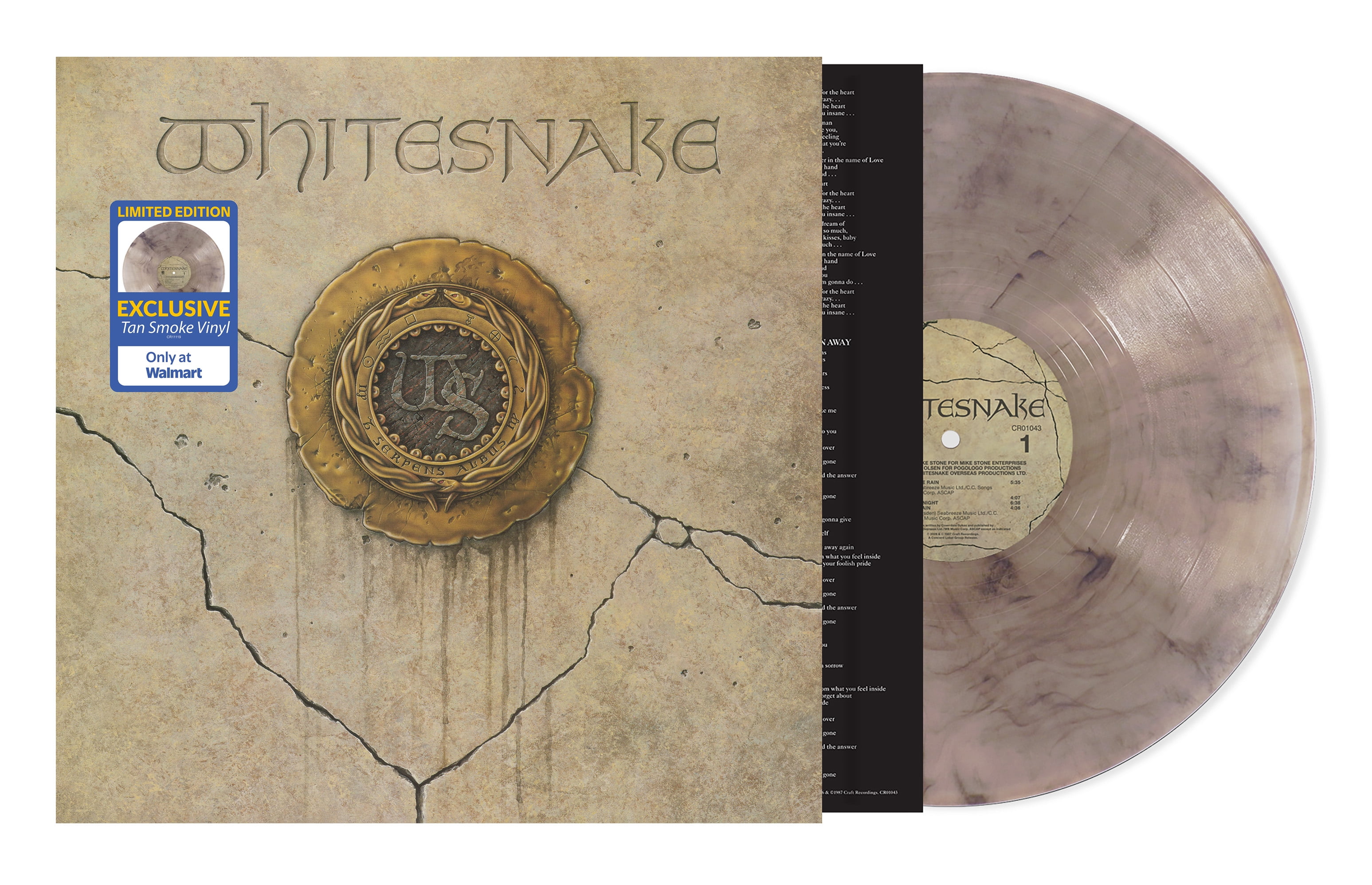 Whitesnake - Whitesnake (Walmart Exclusive) - Tan Smoke Vinyl
