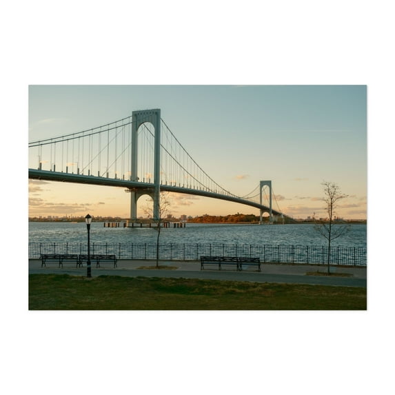 Whitestone Bridge, Queens - Queens New York Photography Unframed Wall Art Print 8 x 12 inches