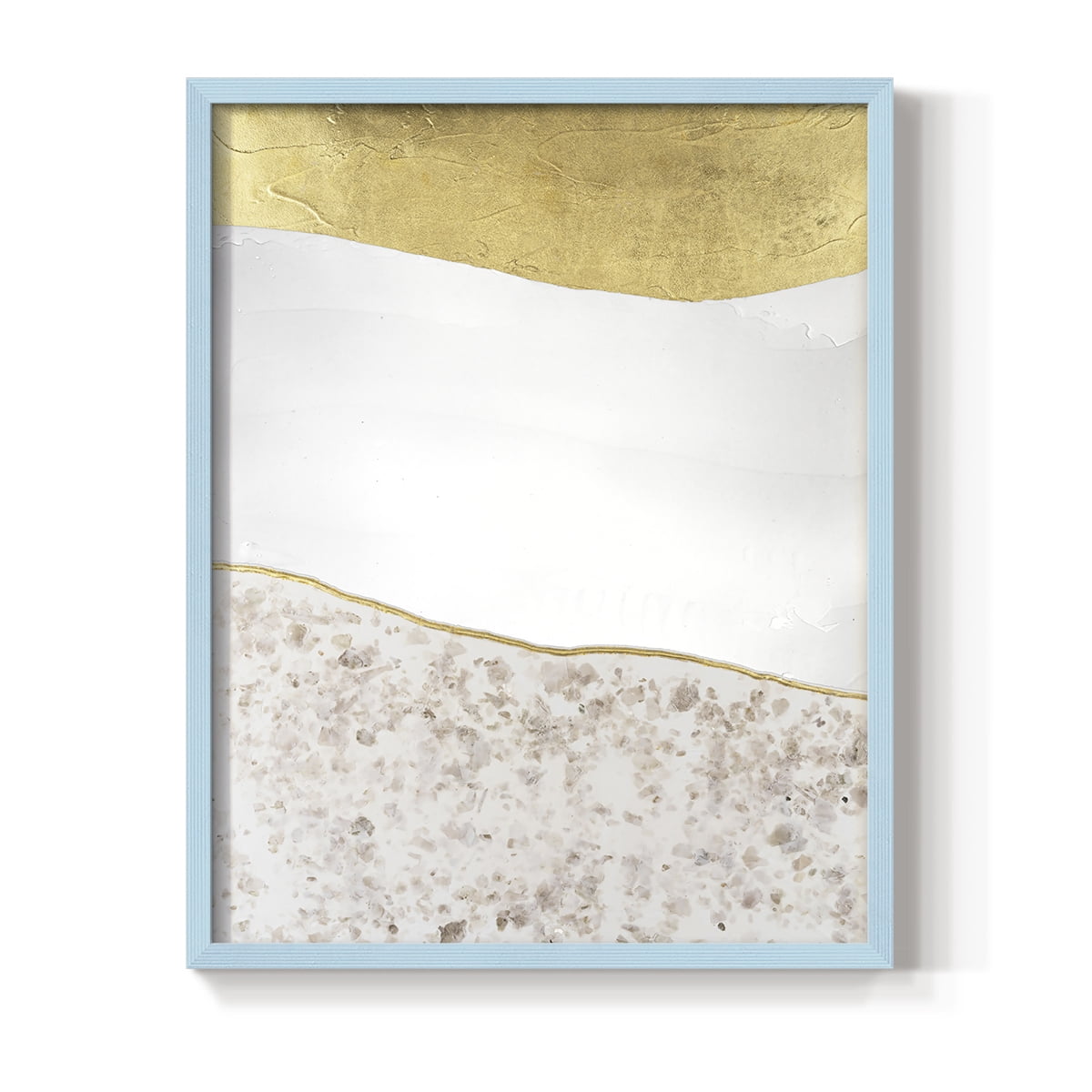 Whitestone I Framed Print in Blue Solid Wood 8 x 10 Framed Print