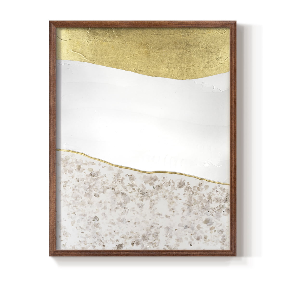 Whitestone I Framed Print in Brown Solid Wood 11 x 14 Framed Print