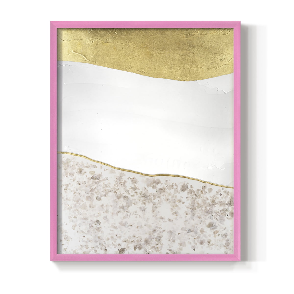 Whitestone I Framed Print in Pink Solid Wood 8 x 10 Framed Print