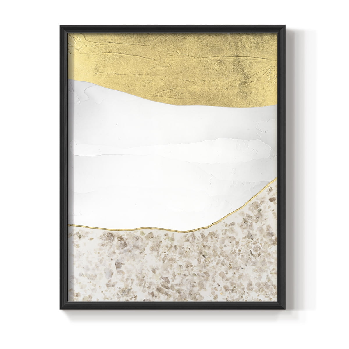 Whitestone II Framed Print in Black Solid Wood 11 x 14 Framed Print