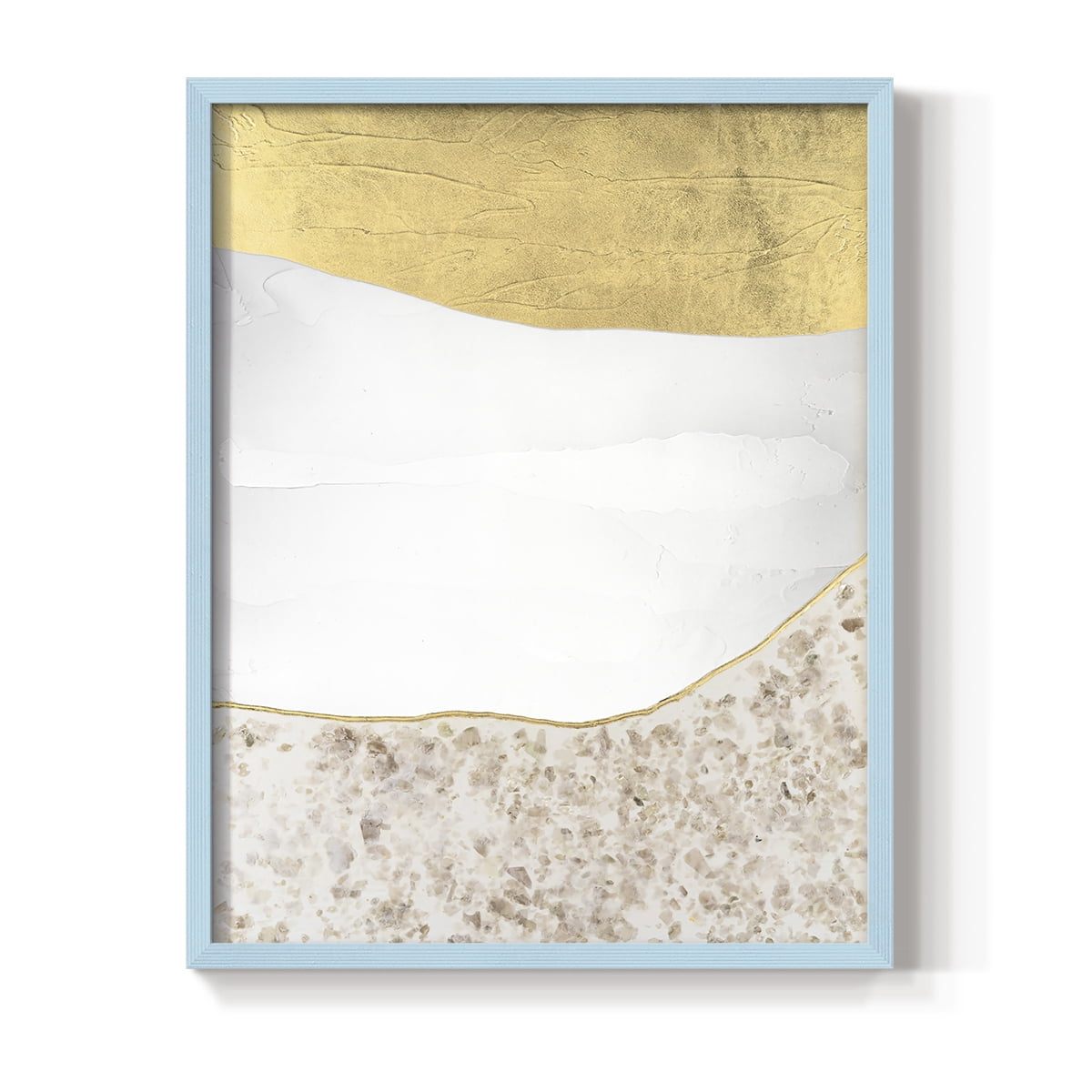 Whitestone II Framed Print in Blue Solid Wood 8 x 10 Framed Print