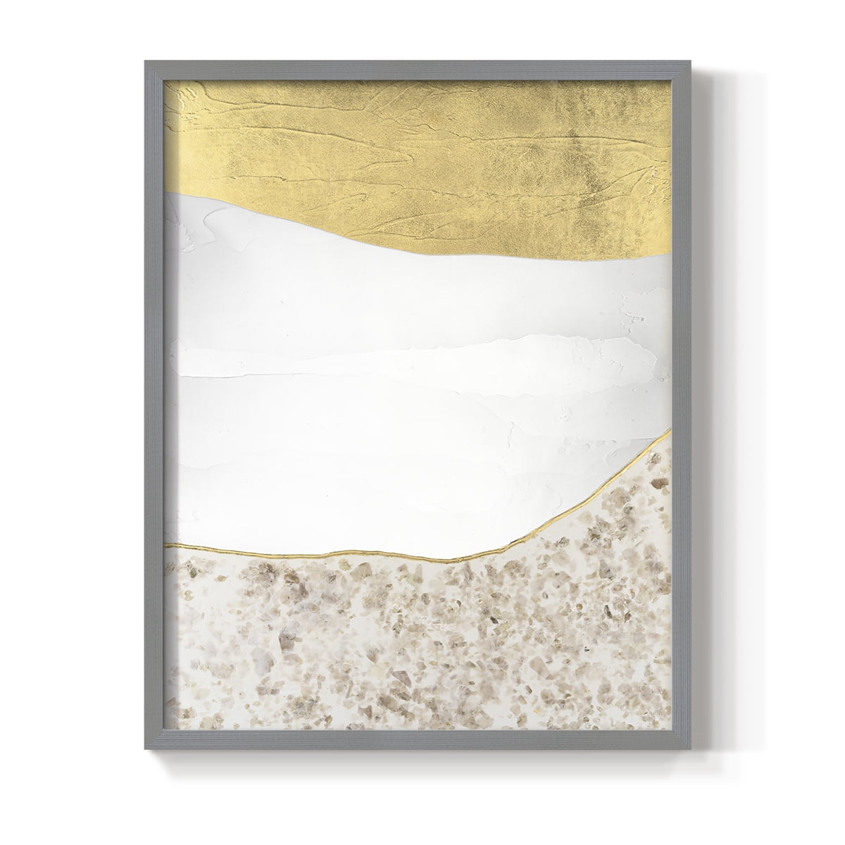 Whitestone II Framed Print in Gray Solid Wood 8 x 10 Framed Print