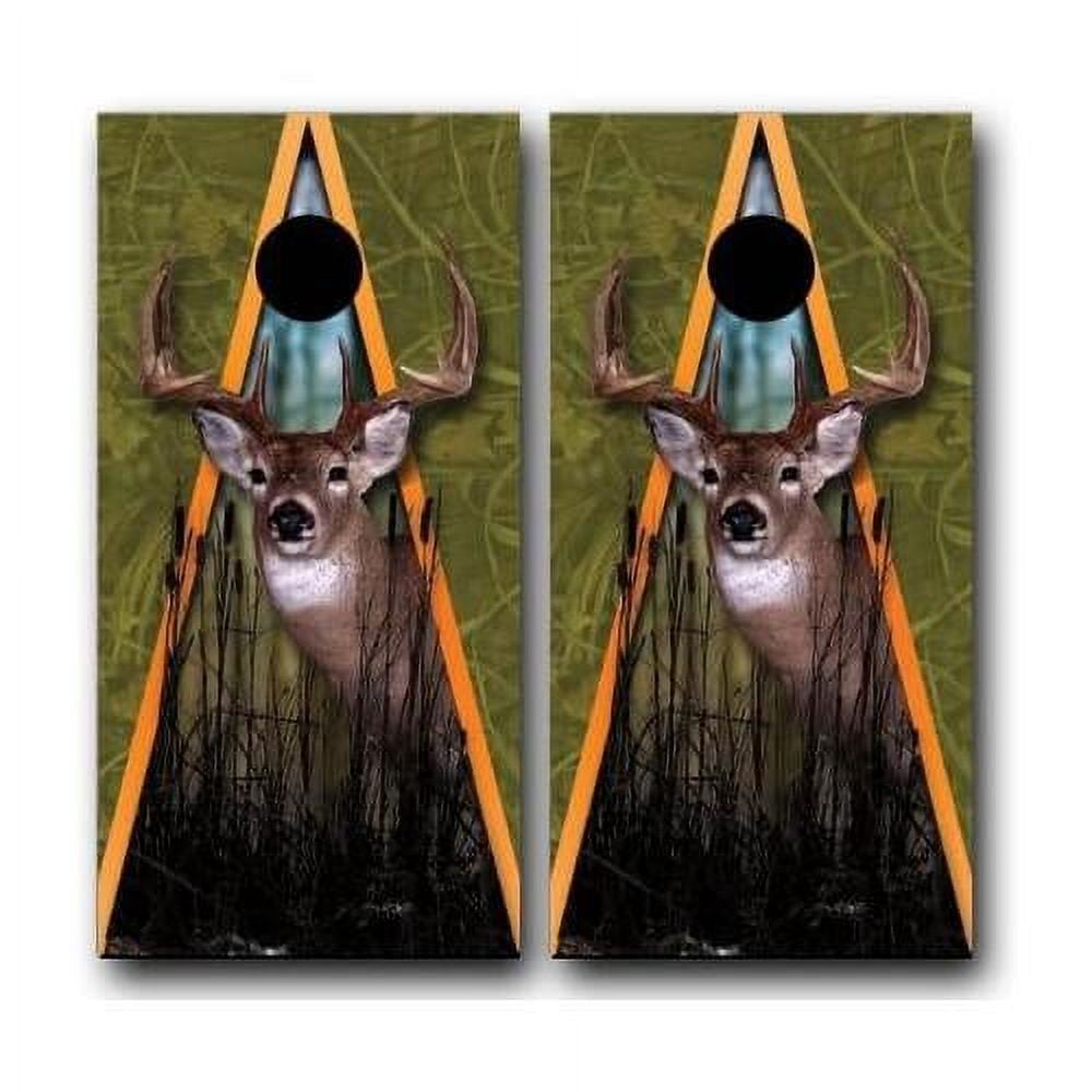 Cornhole Bean Toss Game Corn Hole Vinyl Wrap Decal Redline Subdued Flag 2-Pack