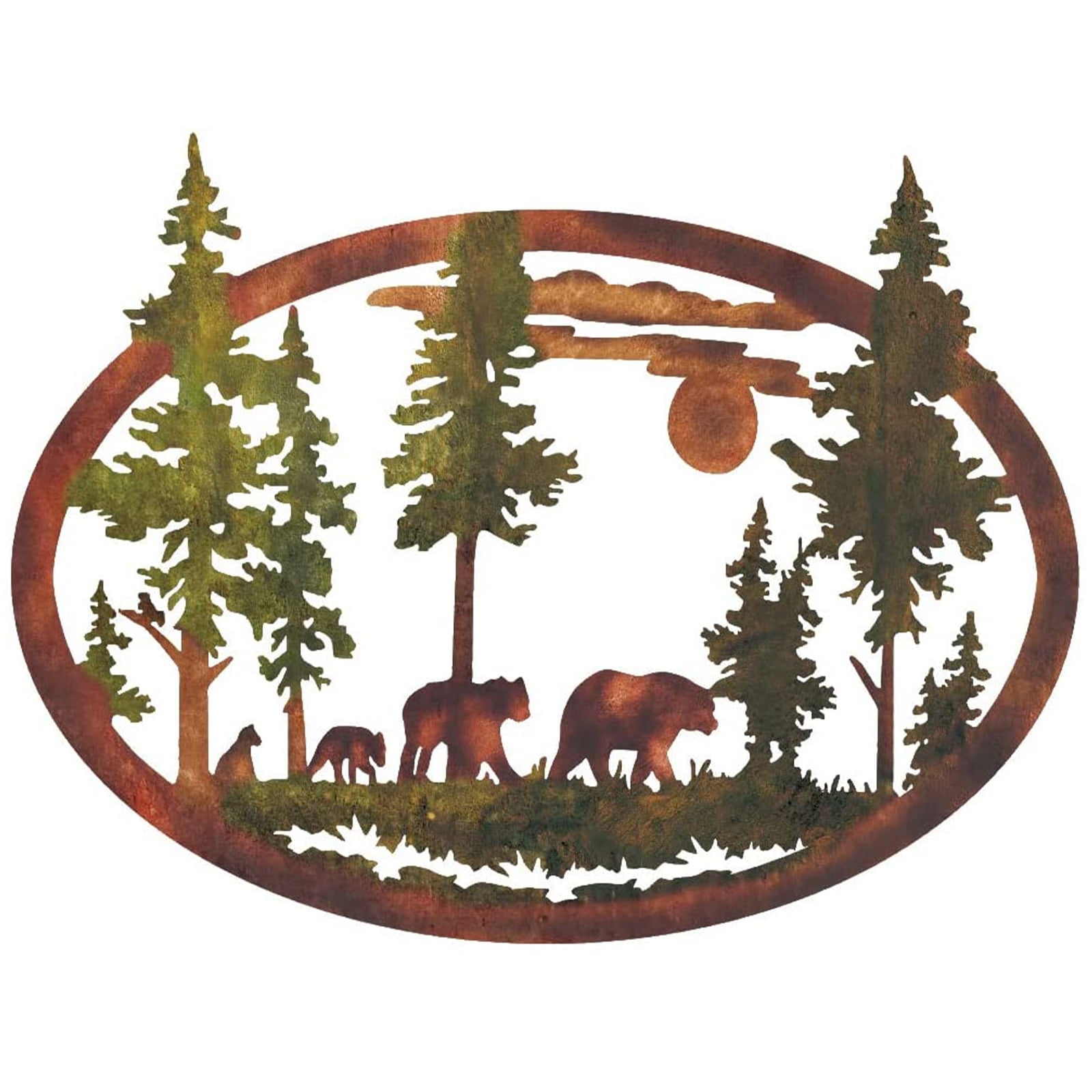 Whitetail Deer Metal Wall Art Whitetail Deer Metal Wall Art Brown Bear