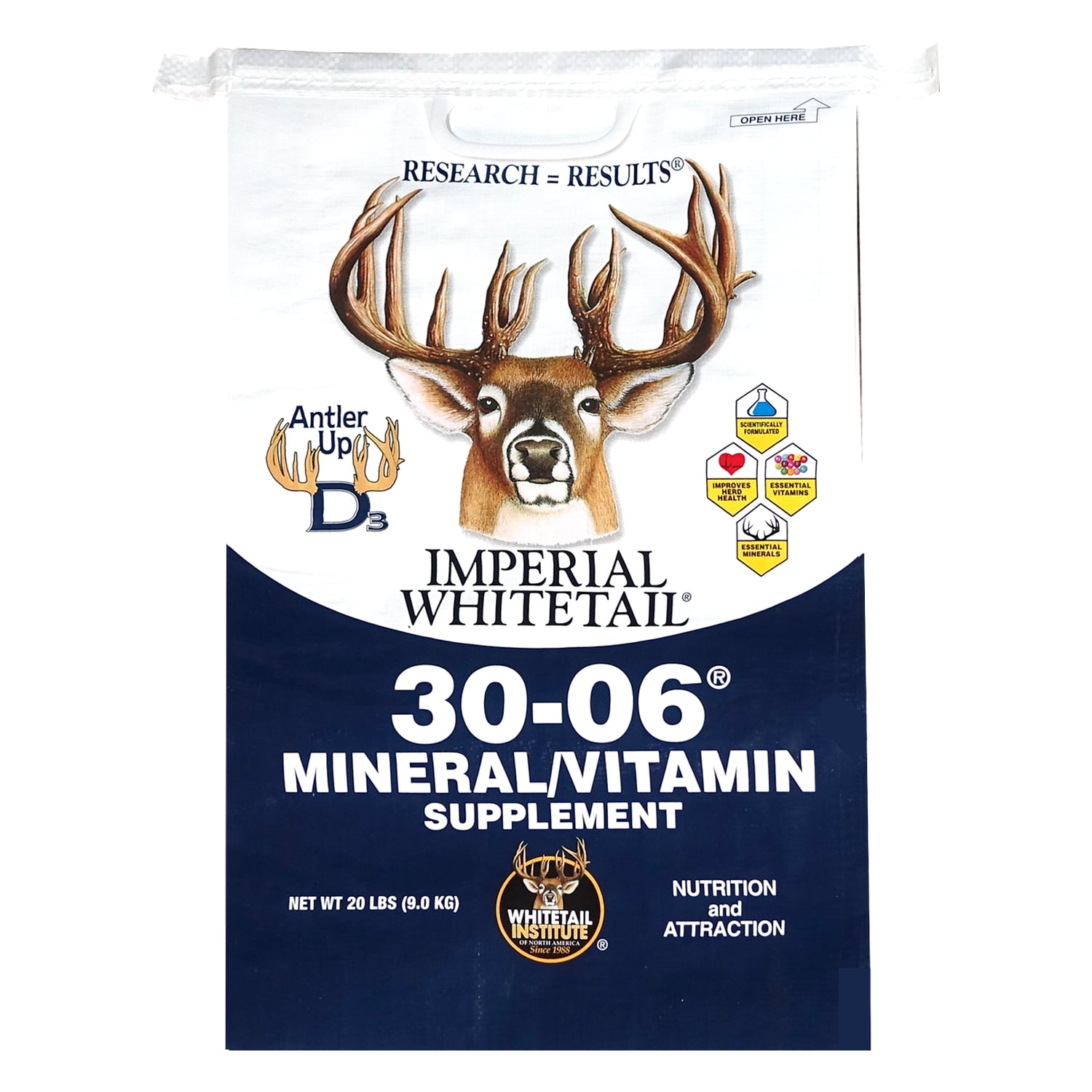 Whitetail Institute 3006, 20 lbs Deer Food Supplement, Minerals