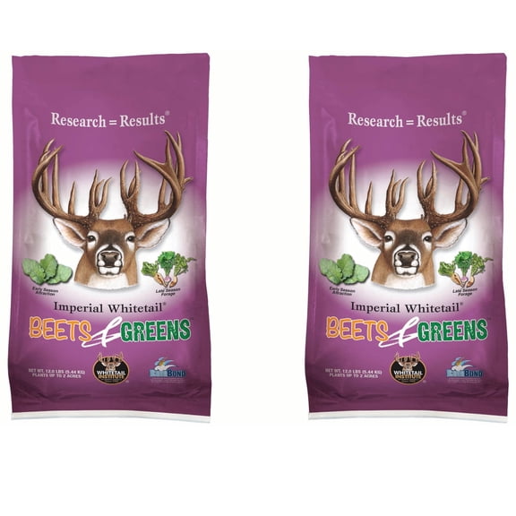 Whitetail Institute Imperial Beets & Greens - 24 lbs - Carton of 2- 12lb Bags