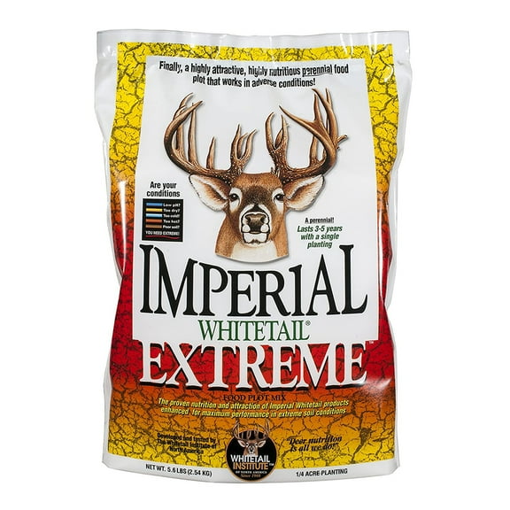 Whitetail Institute Imperial Extreme Perennial Deer Food Plot Seed, 5.6 Pounds