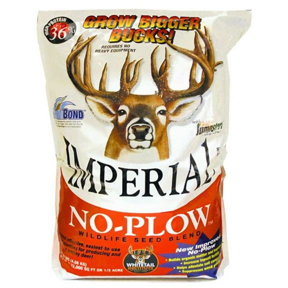 Whitetail Institute Imperial No Plow Wildlife High Protein Seed Blend, 25 Pounds