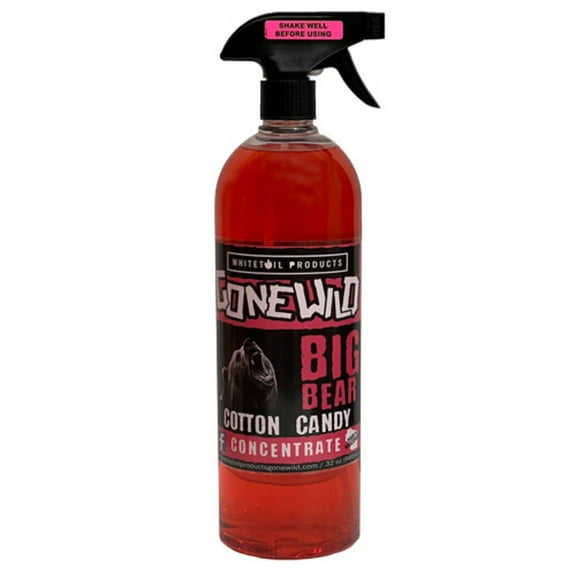 Whitetail Products Gone Wild 8785 Big Bear Attractant Cotton Candy Bear Concentrate Spray - 32 oz
