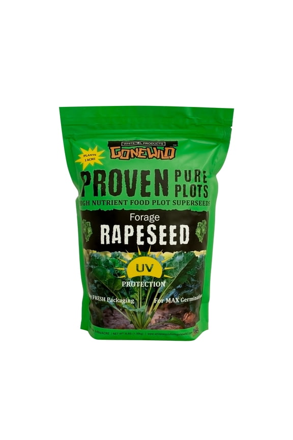, Forage Rapeseed Food Plot Seeds, 3lb Bag, G9926