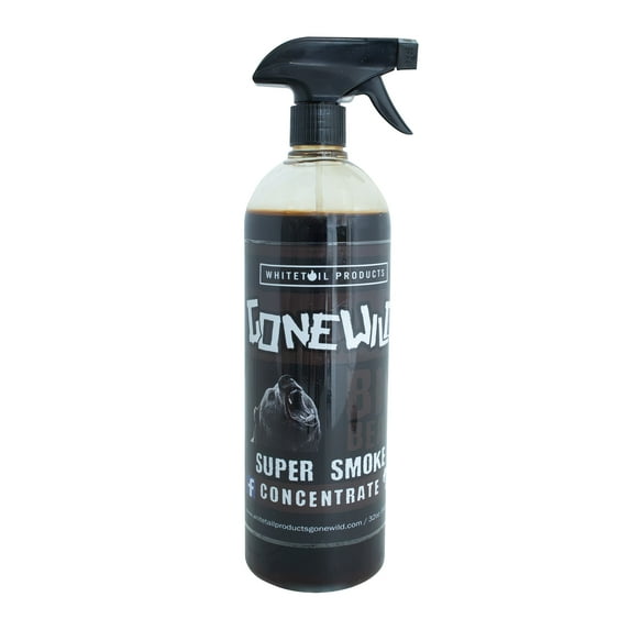 Whitetail Products Gone Wild, Super Smoke Spray, Bear Attractant, 32oz Spray Bottle, G0680