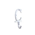 thumbnail image 1 of Whitewashed Cast Iron Letter C Alphabet Wall Hook 6", 1 of 2