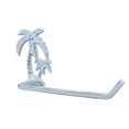 thumbnail image 1 of handcrafted nautical decor palm tree wall mounted toilet paper holder, 1 of 7