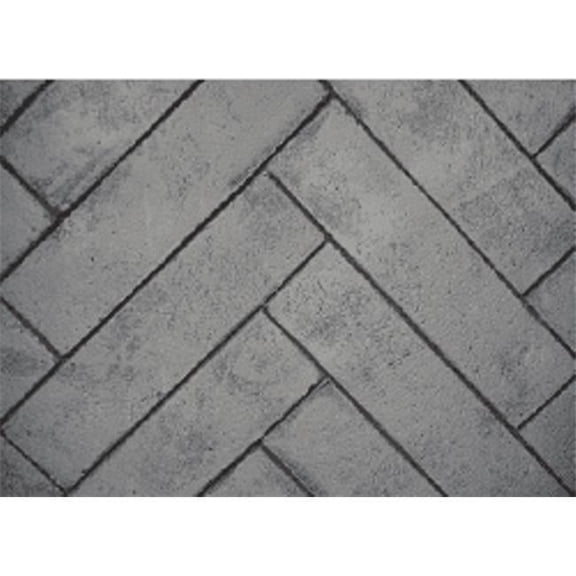 Whitewashed Herringbone Brick Ceramic Fiber Liner