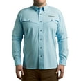 thumbnail image 1 of Whitewater Lightweight Moisture Wicking Long Sleeve Fishing Shirt with UPF 50 (Blue Bell, Large), 1 of 9