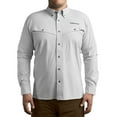 thumbnail image 1 of Whitewater Lightweight Moisture Wicking Long Sleeve Fishing Shirt with UPF 50 (Glacier Grey, Small), 1 of 10