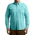 thumbnail image 1 of Whitewater Lightweight Moisture Wicking Long Sleeve Fishing Shirt with UPF 50 (Lagoon, Large), 1 of 6
