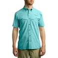 thumbnail image 1 of Whitewater Lightweight Moisture Wicking Short Sleeve Fishing Shirt with UPF 50 (Lagoon, Small), 1 of 6