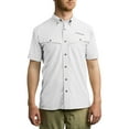 thumbnail image 1 of Whitewater Lightweight Moisture Wicking Short Sleeve Fishing Shirt with UPF 50 (White, Medium), 1 of 6