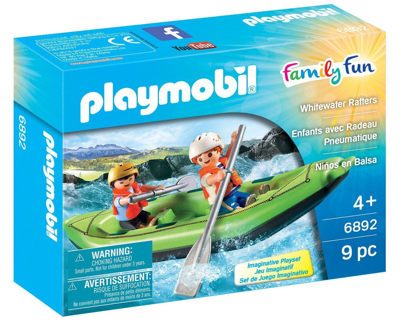 Whitewater Rafters - Family Fun - Imaginative Play Set by Playmobil (6892)