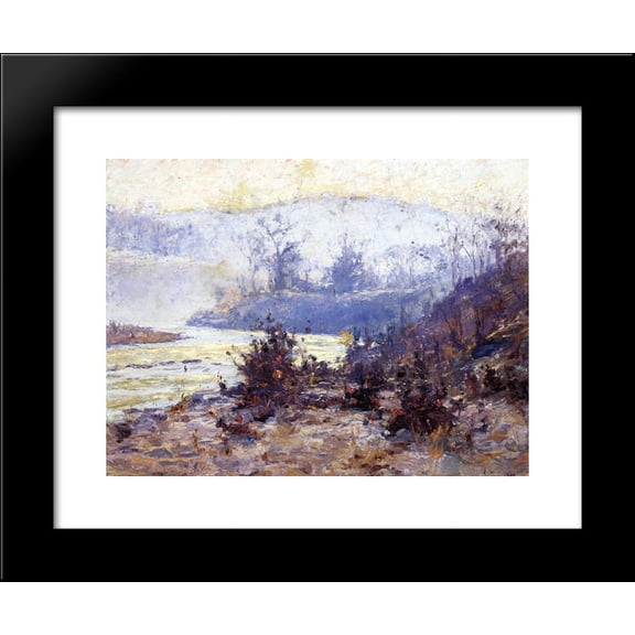 Whitewater River 20x24 Framed Art Print by T. C. Steele