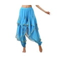 thumbnail image 1 of Whitewed Belly Dance Harem Pants Clothing Workout Pant Bollywood Wedding Ocean Blue, 1 of 4