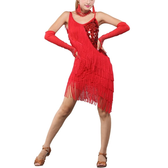 Whitewed Fringe Sequin 1920 20s Gatsby Themed Prom Party Dresses