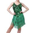 thumbnail image 1 of Whitewed Lady Girls Ballroom Salsa Latin Competition Dance Fancy Dresses Green, 1 of 1