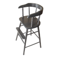 thumbnail image 1 of Whitewood Industries Solid Wood Amish Style Youth Chair for Dinning, Desk, Kitchen High Chair with Foot Step & Arm Rest - (Heather Gray), 1 of 7