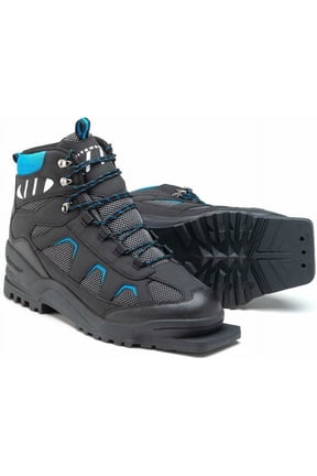 Adult 75mm 3-Pin CROSS COUNTRY Insulated Ski BOOTS, '24-25 Black/Blue