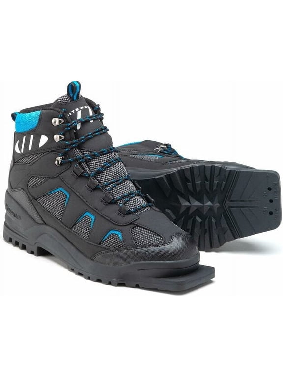 Adult 75mm 3-Pin CROSS COUNTRY Insulated Ski BOOTS, '24-25 Black/Blue