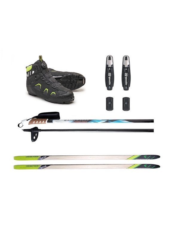 Adult 802 NNN Cross Country Ski Package, 177cm (skiers 121-150 lbs)