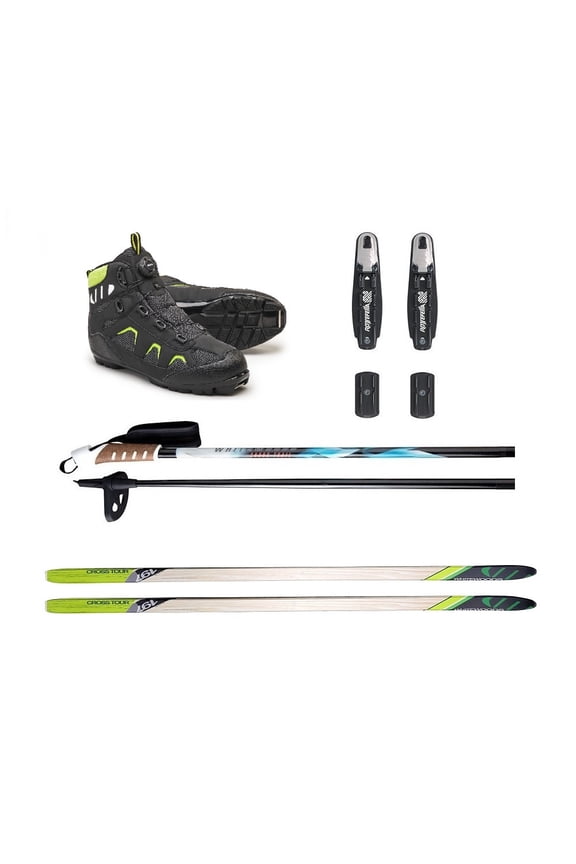 Adult 802 NNN Cross Country Ski Package, 177cm (skiers 121-150 lbs)