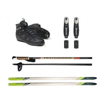 Whitewoods Adult NNN Cross Country Ski Package, 207cm (for Skiers 180 lbs. & Up)