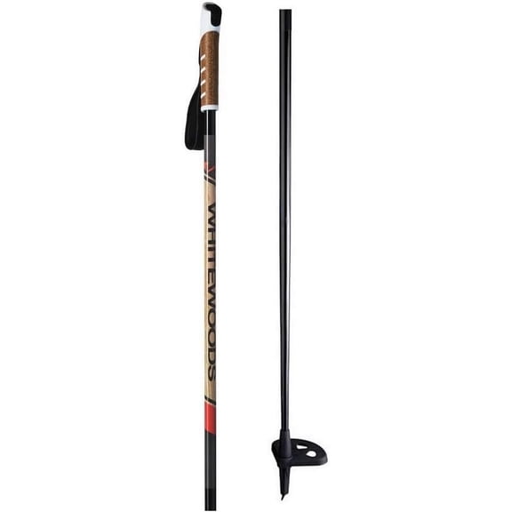 Whitewoods Cross Trail Adult Cross-Country Nordic Ski Poles, 120-160cm